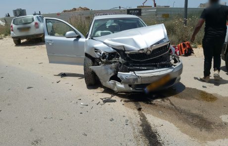 תאונה ברח' נחל גוברין בקרית גת